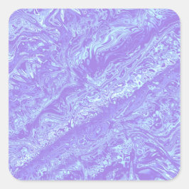 Pegatina Cuadrada Kaliverse Fluido Fractal #01