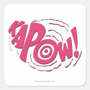 PEGATINA CUADRADA KAPOW!