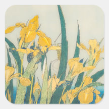 Katsushika Hokusai - Grasshopper e Iris