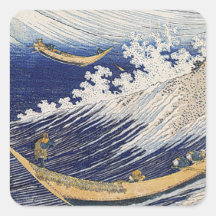 Katsushika Hokusai. Olas oceánicas