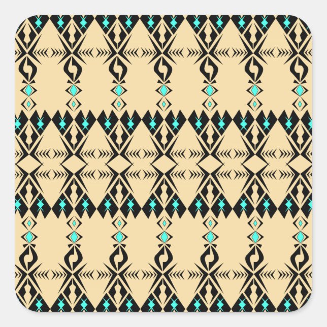 Pegatina Cuadrada Kele ~ Sparrow (Anverso)