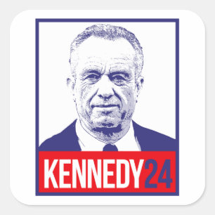 PEGATINA CUADRADA KENNEDY 24