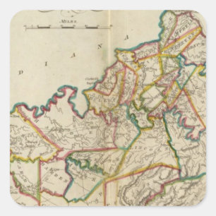 Pegatina Cuadrada Kentucky 6