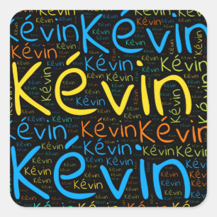 Pegatina Cuadrada Kevin