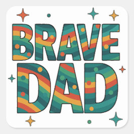 Pegatina Cuadrada Keychain acrílico