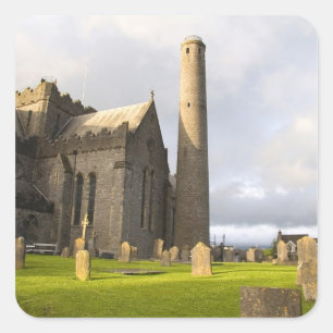 Pegatina Cuadrada Kilkenny, Irlanda. Killkenny también se conoce com