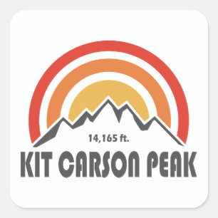 Pegatina Cuadrada Kit Carson Peak