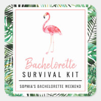 Kit de supervivencia de soltera Flamingo Tropical