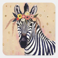 Klimt Zebra | Adornadas En Flores