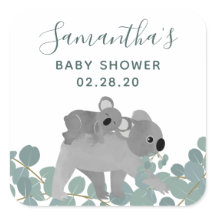 Koala lleva Baby Shower