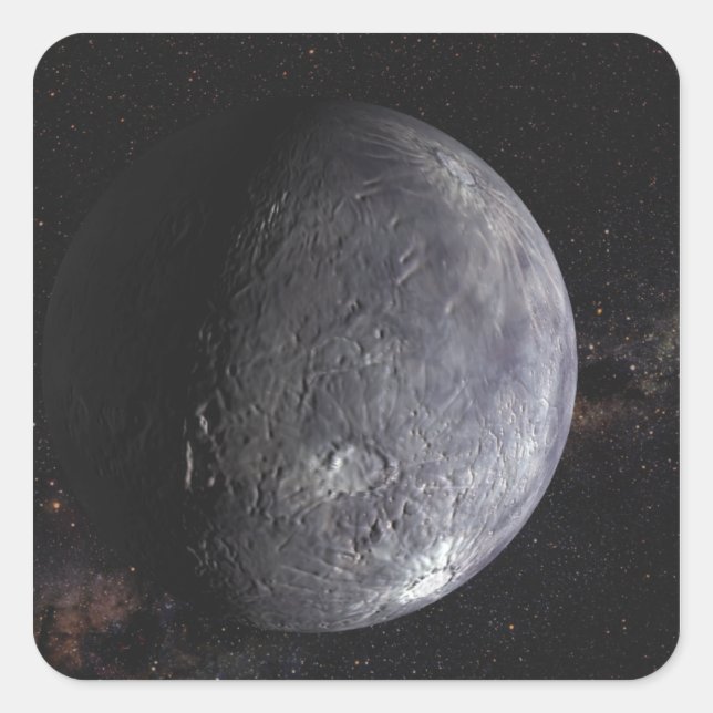 Pegatina Cuadrada Kuiper Belt (objeto) (Anverso)