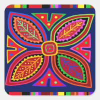 Kuna Indian Mola Flora