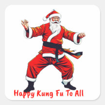 Kung Fu luchando contra Santa