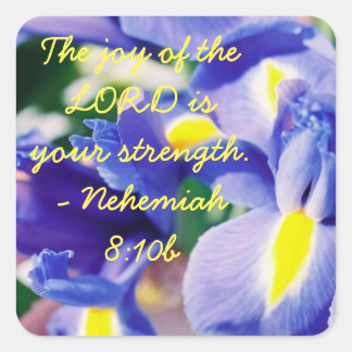 Pegatina Cuadrada La alegría del SEÑOR