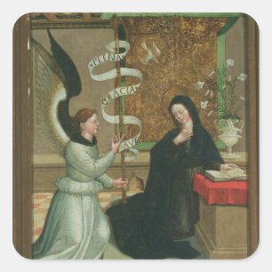 Pegatina Cuadrada La Anunciación