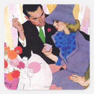 Pegatina Cuadrada La boda no está para mí