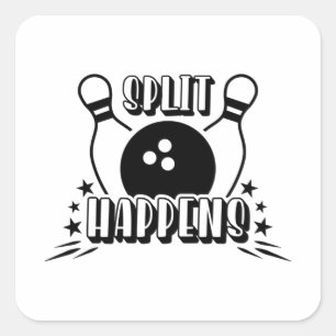 Pegatina Cuadrada La camiseta de la bolera de Split