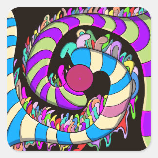 Pegatina Cuadrada La citación