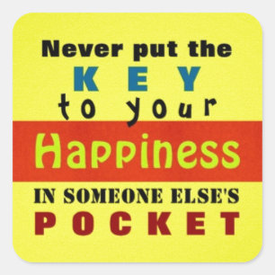 Pegatina Cuadrada LA CLAVE - (Opciones de forma)