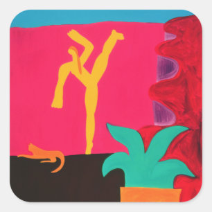 Pegatina Cuadrada La danza de la esperanza 1996