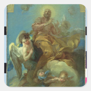 Pegatina Cuadrada La declaración de St. Isidor