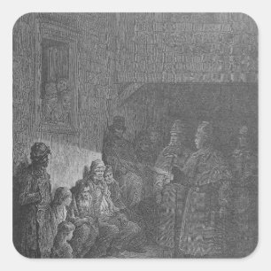 Pegatina Cuadrada La diana, de 'Londres, un Pilgrimage