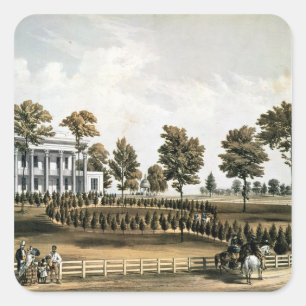 Pegatina Cuadrada La ermita