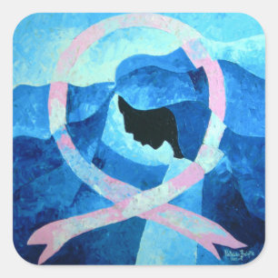 Pegatina Cuadrada La esperanza está aquí 2012