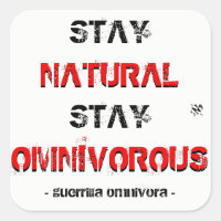 ¡La estancia natural, permanece omnívora!