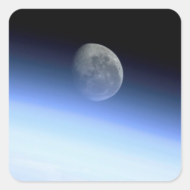 Pegatina Cuadrada La extremidad de la Tierra (Anverso)