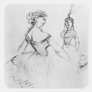 Pegatina Cuadrada La Fanfarlo