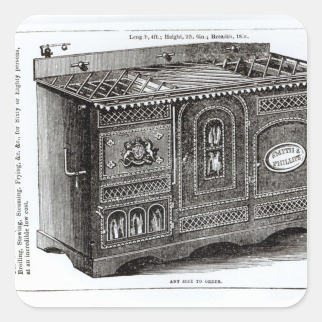 Pegatina Cuadrada La filiación de Soyer (Anverso)