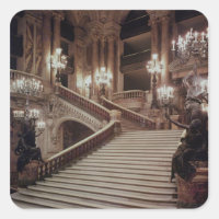 La gran escalera de la Ópera Garnier