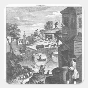 Pegatina Cuadrada La importancia de conocer la perspectiva