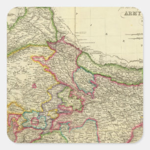 Pegatina Cuadrada La India