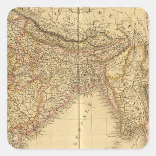 Pegatina Cuadrada La India 5