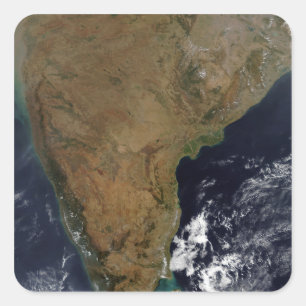 Pegatina Cuadrada La India meridional