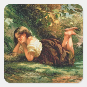 Pegatina Cuadrada La jerarquía