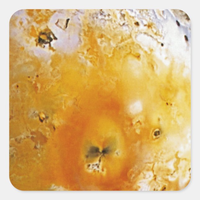 Pegatina Cuadrada La luna de Júpiter (Anverso)