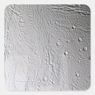 Pegatina Cuadrada La luna Enceladus 4 de Saturn