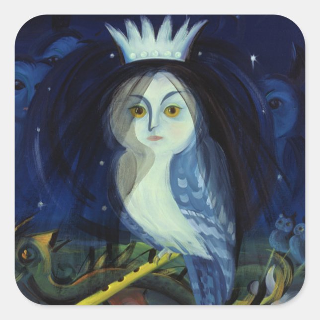 Pegatina Cuadrada La magia de la flauta 2002 (Anverso)