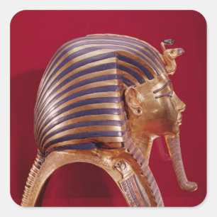 Pegatina Cuadrada La máscara del oro, del tesoro de