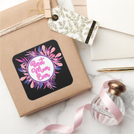 Pegatina Cuadrada La mejor mamá de todos los tiempos