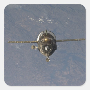 Pegatina Cuadrada La nave espacial 2 de Soyuz TMA-19