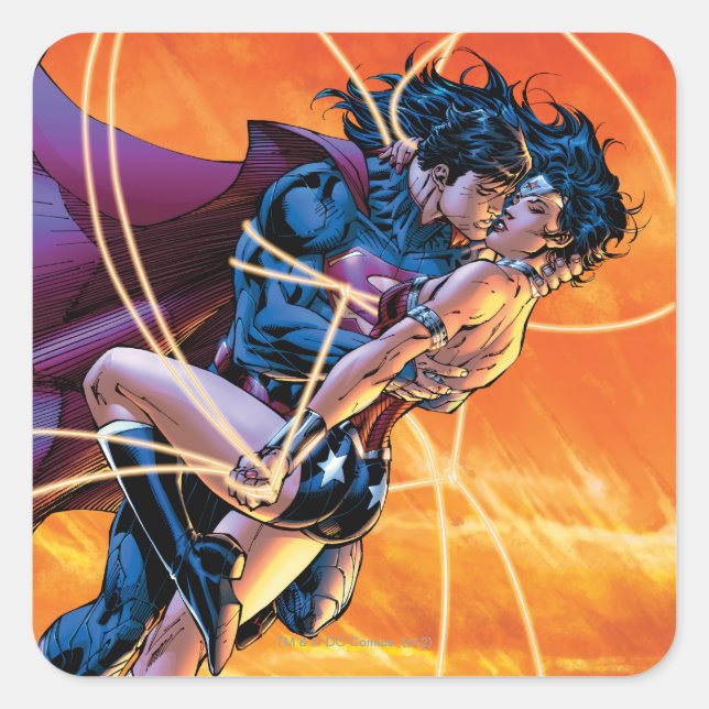 Pegatina Cuadrada La nueva portada 52 #12 (Anverso)