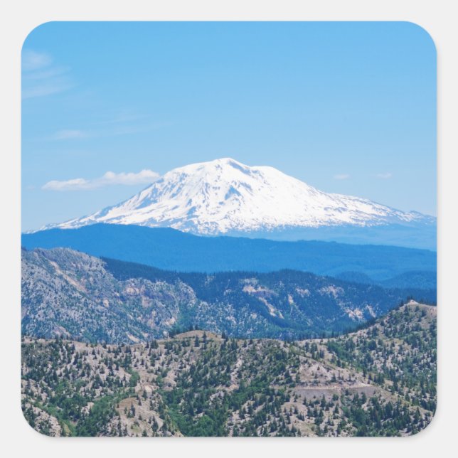 Pegatina Cuadrada La opinión de Helen (Anverso)