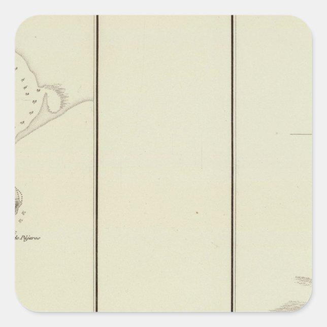 Pegatina Cuadrada La Paz (Anverso)