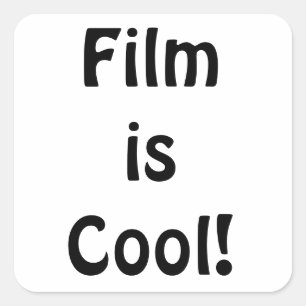 Pegatina Cuadrada ¡La película es Guay! Cuadrada