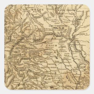 Pegatina Cuadrada La Plata