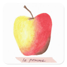 La pomme / El aprendizaje francés de manzanas